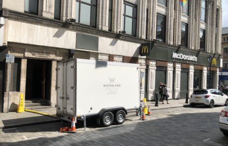 Temporary Freezer space, walk-in trailer Mobile Freezer Unit